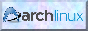 Badge with the old Arch Linux logo that says 'Arch Linux.'