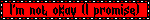 Badge that says 'I'm not okay (I promise)'.